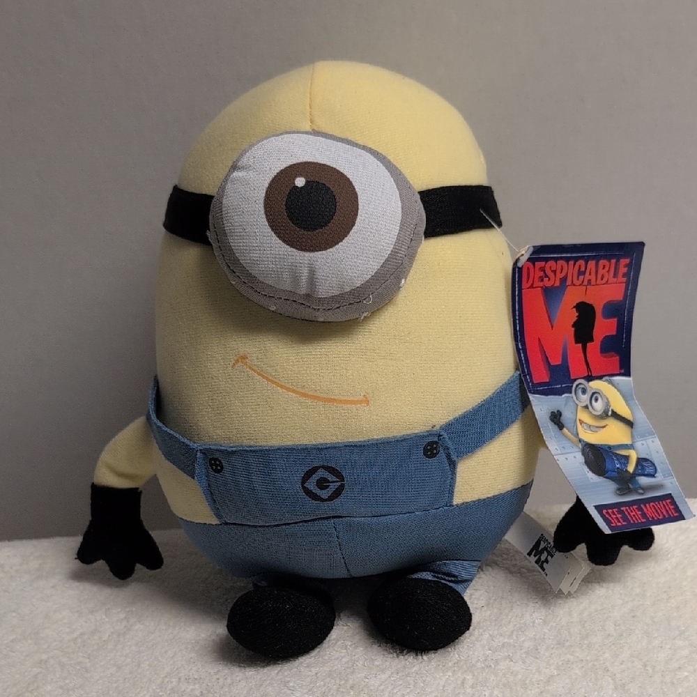 🌈5/$20🌈Bundle!😍Despicable Me Dave Minion Plush Toy Factory 2011 Yellow & Blue